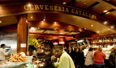 Cervecería Catalana Barcelone, tapas accessibles Eixample